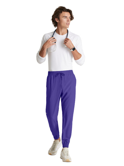 Men's Five-Pocket Voyager Jogger Scrub Pant - GSSP626 - New Grape