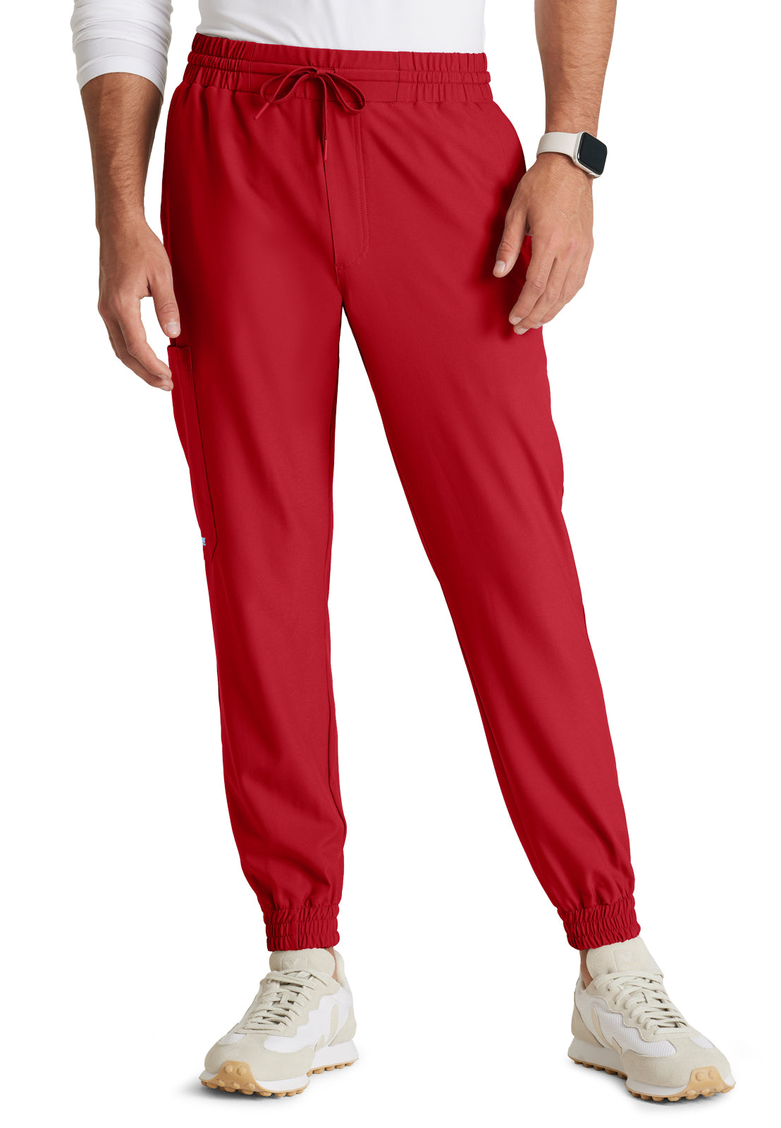 Men's Five-Pocket Voyager Jogger Scrub Pant - GSSP626 - True Red