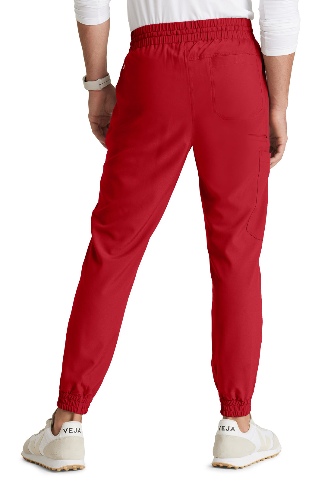 Men's Five-Pocket Voyager Jogger Scrub Pant - GSSP626 - True Red