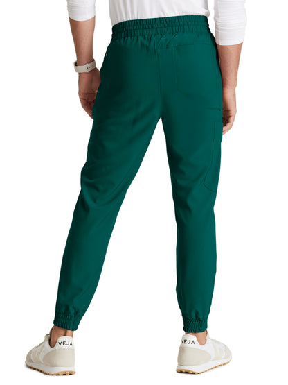 Men's Five-Pocket Voyager Jogger Scrub Pant - GSSP626 - Hunter Green