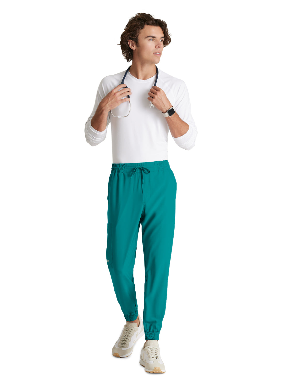 Men's Five-Pocket Voyager Jogger Scrub Pant - GSSP626 - Teal