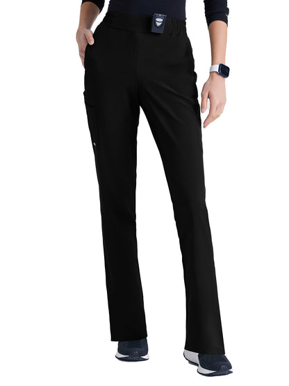 Women's Six-Pocket Tapered Leg Cosmo Pant - GSSP627 - Black