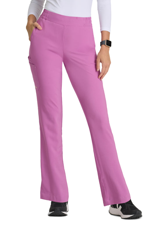 Women's Six-Pocket Tapered Leg Cosmo Scrub Pant - GSSP627 - Twilight Mauve