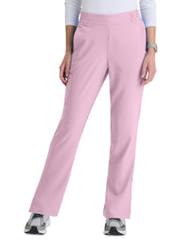 Women's Six-Pocket Tapered Leg Cosmo Scrub Pant - GSSP627 - Misty Pink