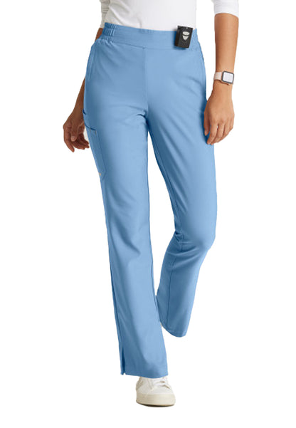 Women's Six-Pocket Tapered Leg Cosmo Pant - GSSP627 - Ciel Blue