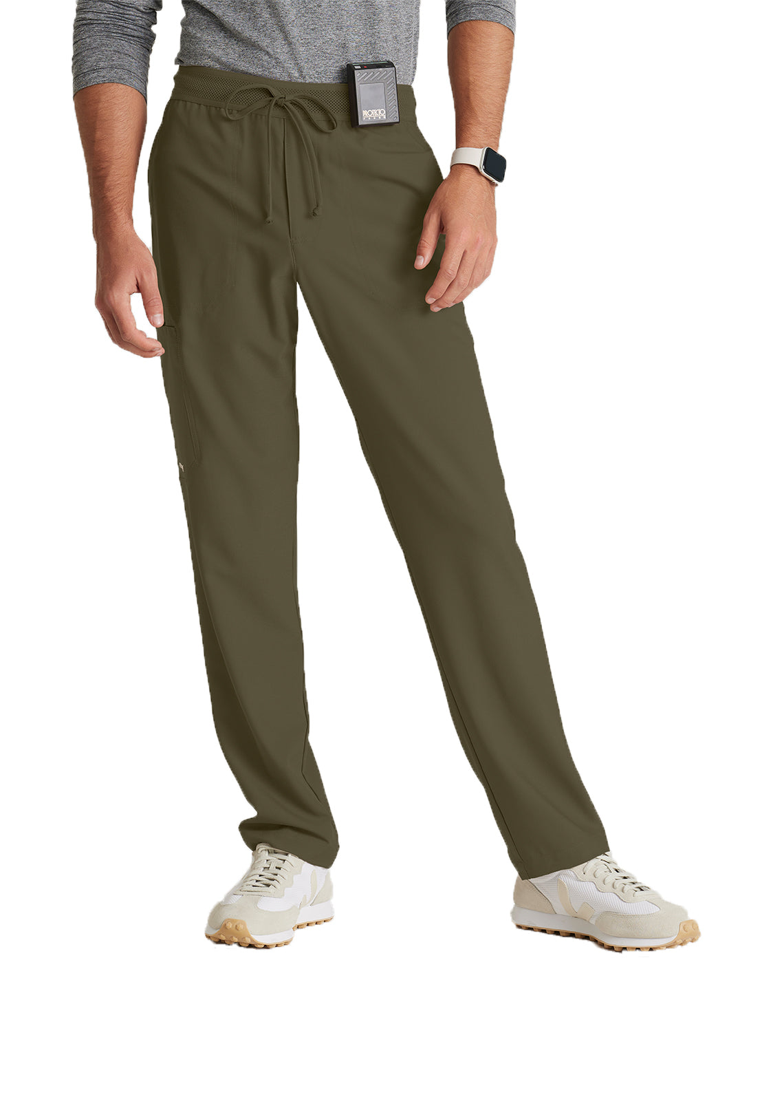 Men's Five-Pocket Slim Leg Highland Scrub Pant - GSSP649 - Fern