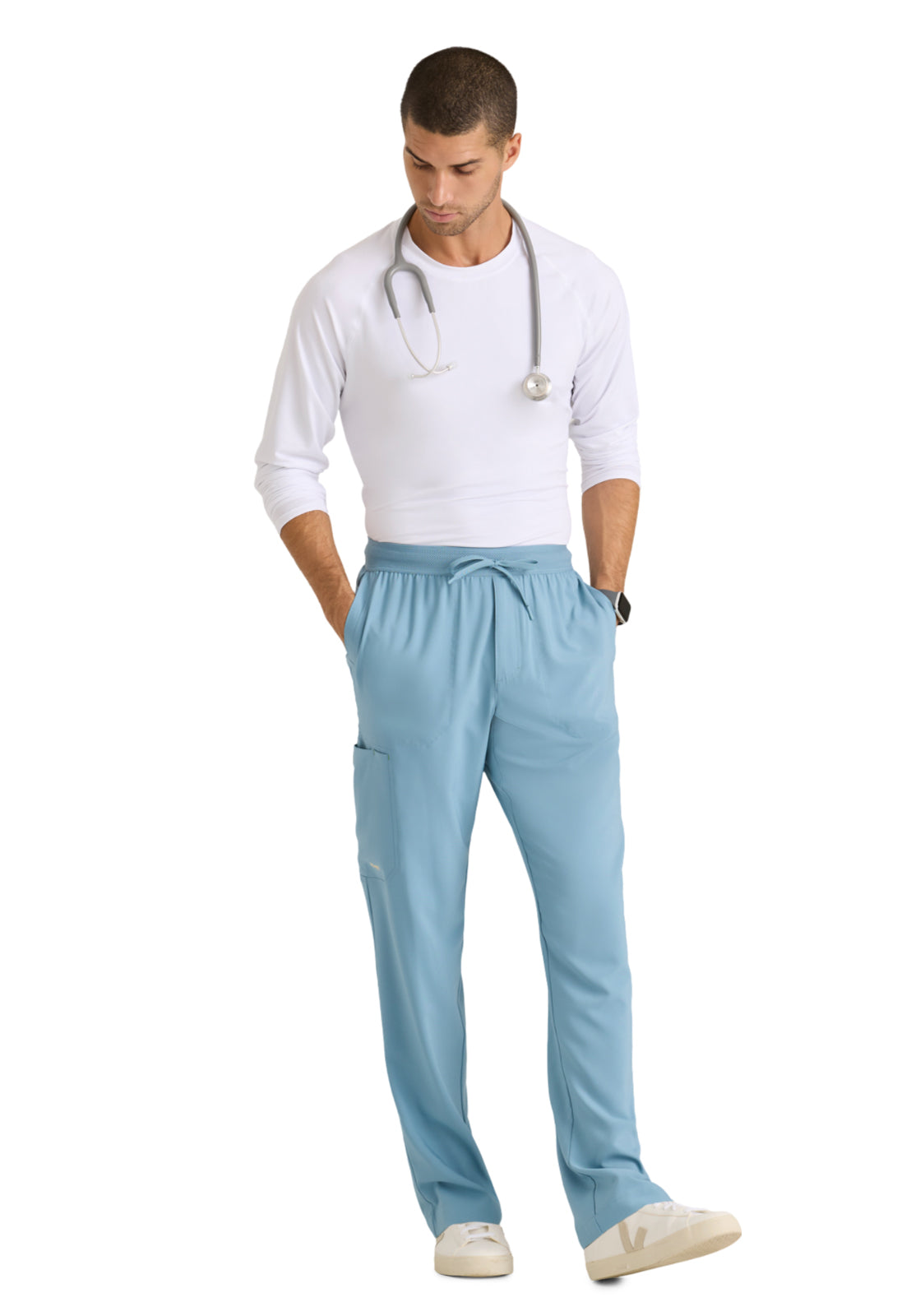 Men's Five-Pocket Highland Pant - GSSP649 - Ocean Mist