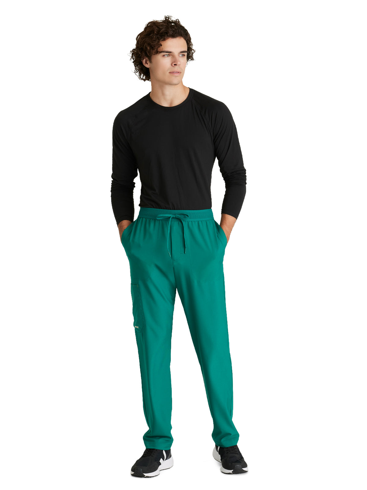 Men's Five-Pocket Highland Scrub Pant - GSSP649 - Hunter Green