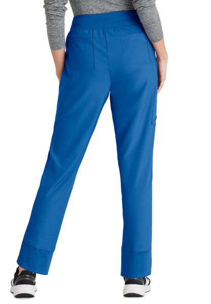 Women's 5 Pocket High Rise Tapered Leg Flight Scrub Pant - GSSP651 - New Royal