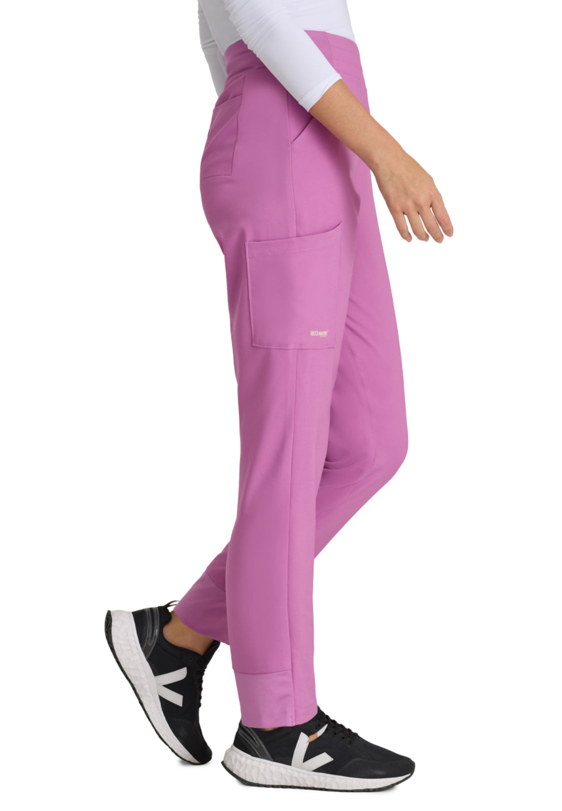 Women's 5 Pocket High Rise Tapered Leg Flight Scrub Pant - GSSP651 - Twilight Mauve