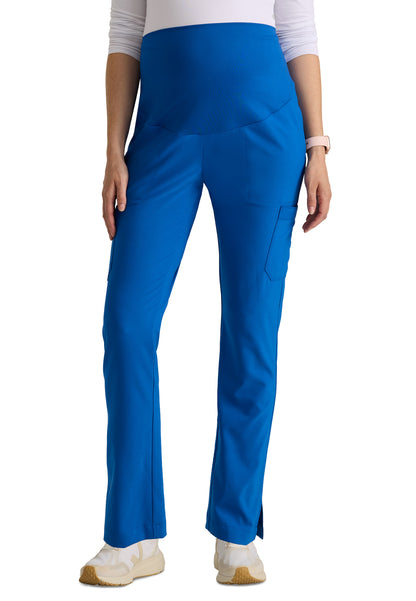 Six Pocket Jersey Knit Stretch Waistband Evolve Maternity Scrub Pant - GSSP690 - New Royal