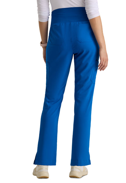 Six Pocket Jersey Knit Stretch Waistband Evolve Maternity Scrub Pant - GSSP690 - New Royal