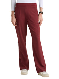 Women's Six Pocket Drawstring Sky Scrub Pant - GSSP729 - Chestnut
