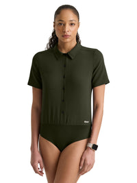 Women's Two-Pocket Terran Bodysuit - GSST318 - Fern