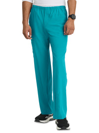 Men's Four-Pocket Zip-Fly Structure Scrub Pant - SK0215 - Teal