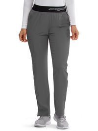 Women's Three-Pocket Straight Leg Breeze Scrub Pant - SK202 - Pewter