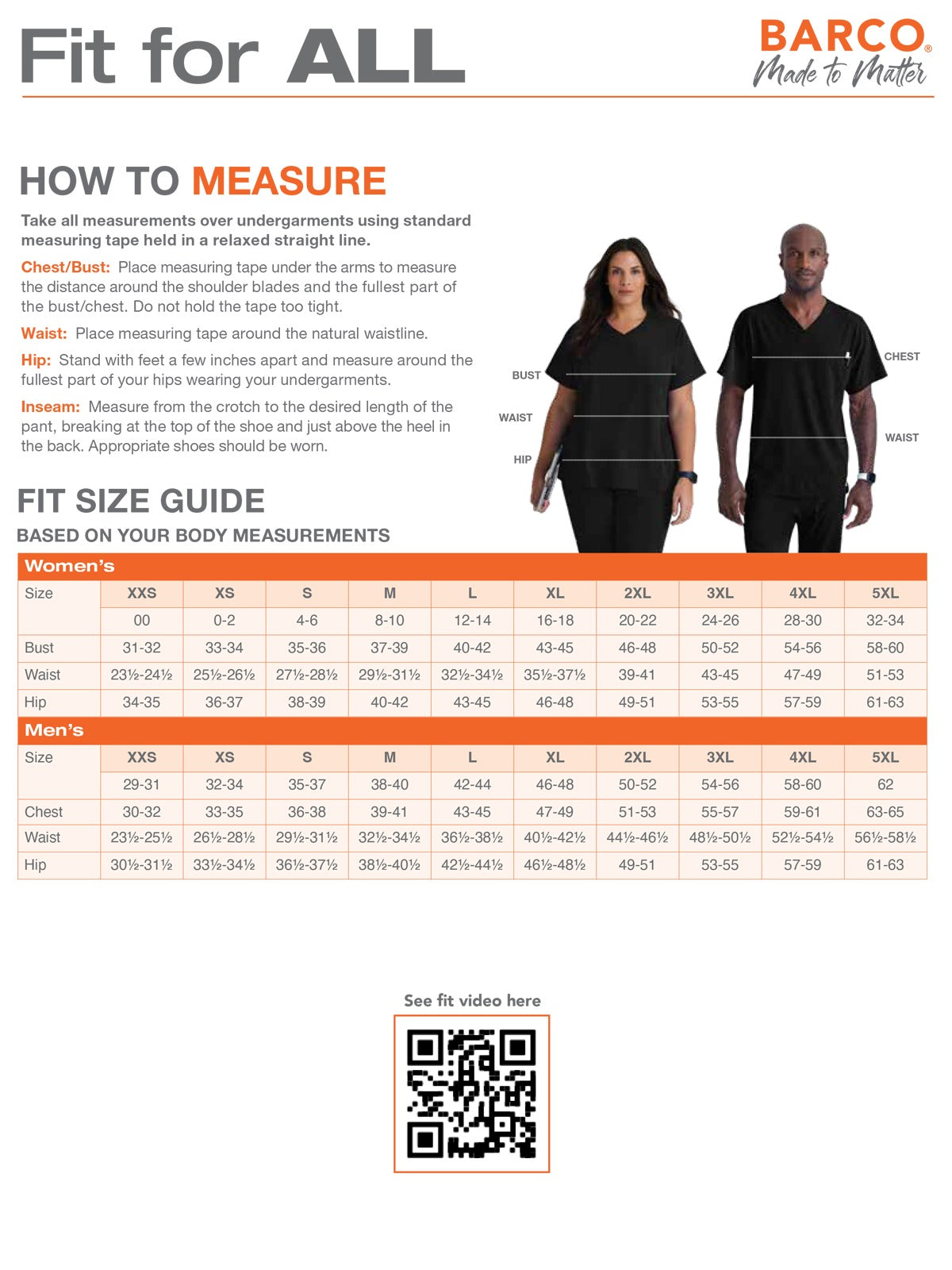 SIZECHART