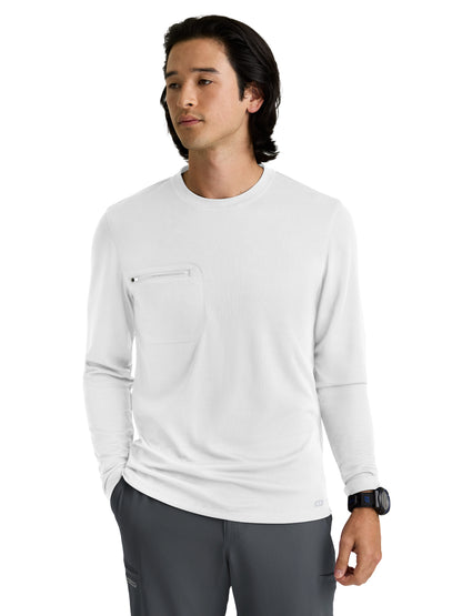 Men's One-Pocket David Tee - SKK806 - White