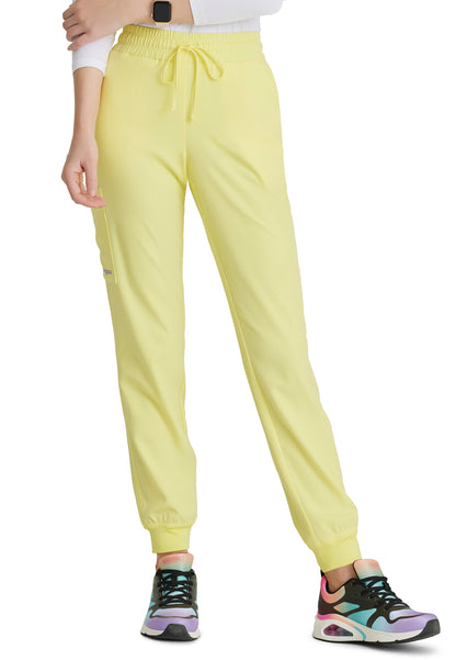 Women's Drawcord Waistband Pant - SKP552 - Lemon Glow