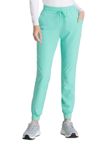 Women's Drawcord Waistband Pant - SKP552 - Light Jade