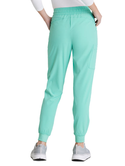 Women's Drawcord Waistband Pant - SKP552 - Light Jade