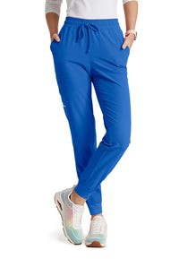Women's Four-Pocket Low-Rise Theory Jogger Scrub Pant - SKP552 - Galaxy