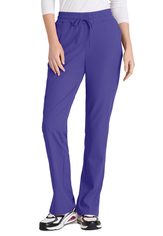 Women's 6 Pocket Elastic Waist Tapered Pant - SKP623 - New Grape