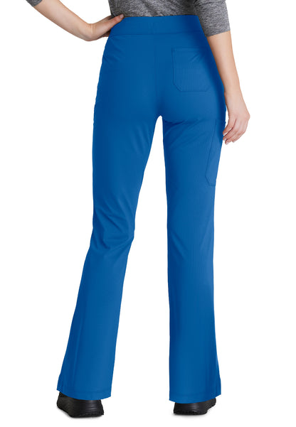 Women's 4 Pocket Fit and Flare Glide Scrub Pant - SKP656 - New Royal