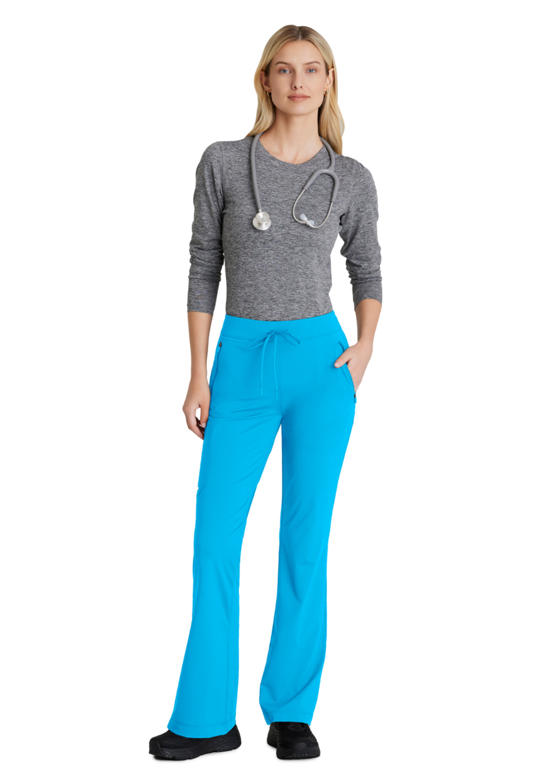 Women's 4 Pocket Fit and Flare Glide Pant - SKP656 - Bold Azure