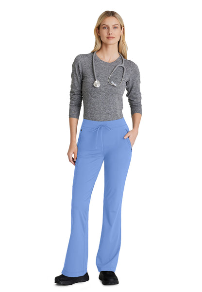 Women's 4 Pocket Fit and Flare Glide Pant - SKP656 - Ciel Blue