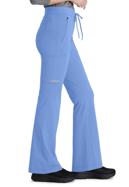 Women's 4 Pocket Fit and Flare Glide Pant - SKP656 - Ciel Blue