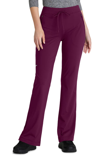 Women's 4 Pocket Fit and Flare Glide Pant - SKP656 - Wine