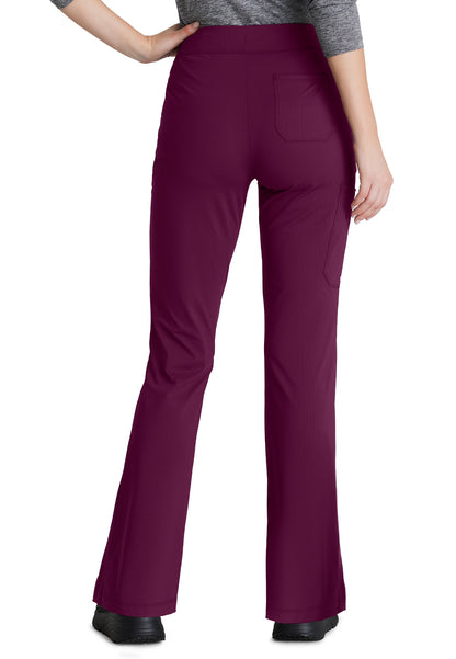 Women's 4 Pocket Fit and Flare Glide Pant - SKP656 - Wine