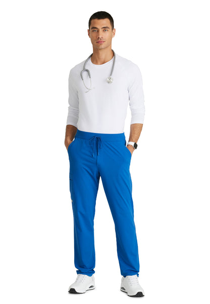 Men's 4 Pocket Slim Straight Rebound Scrub Pant - SKP659 - New Royal