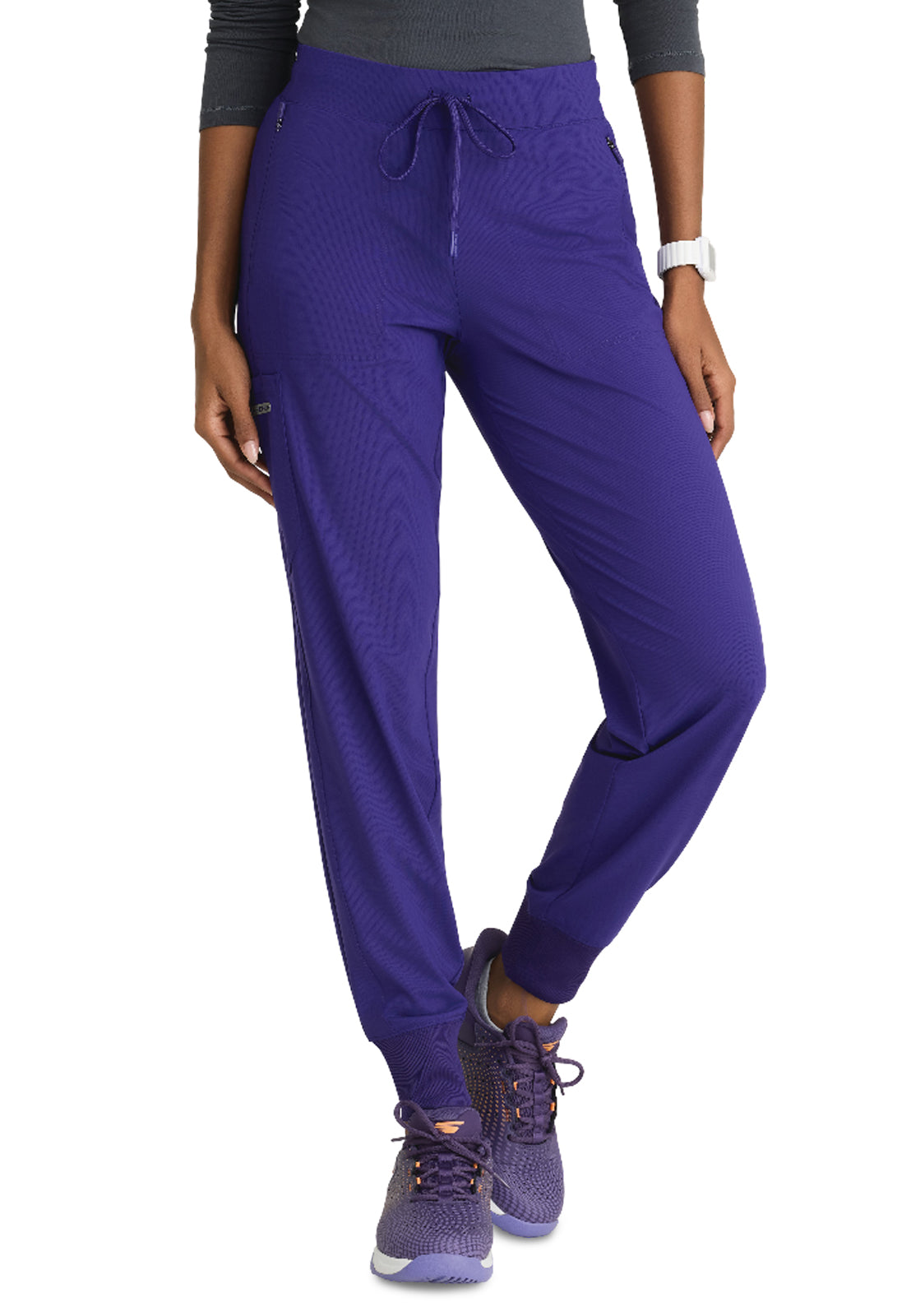 Women's Five-Pocket Ribbed Cuff Pace Jogger Scrub Pant - SKP669 - Brilliance
