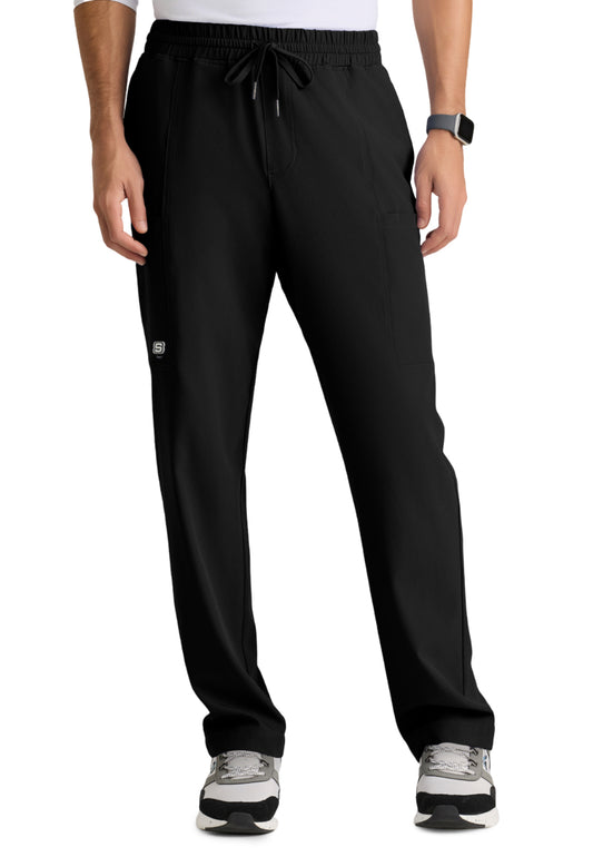 Five Pocket Drawcord Horizon Scrub Pant - SKP688 - Black