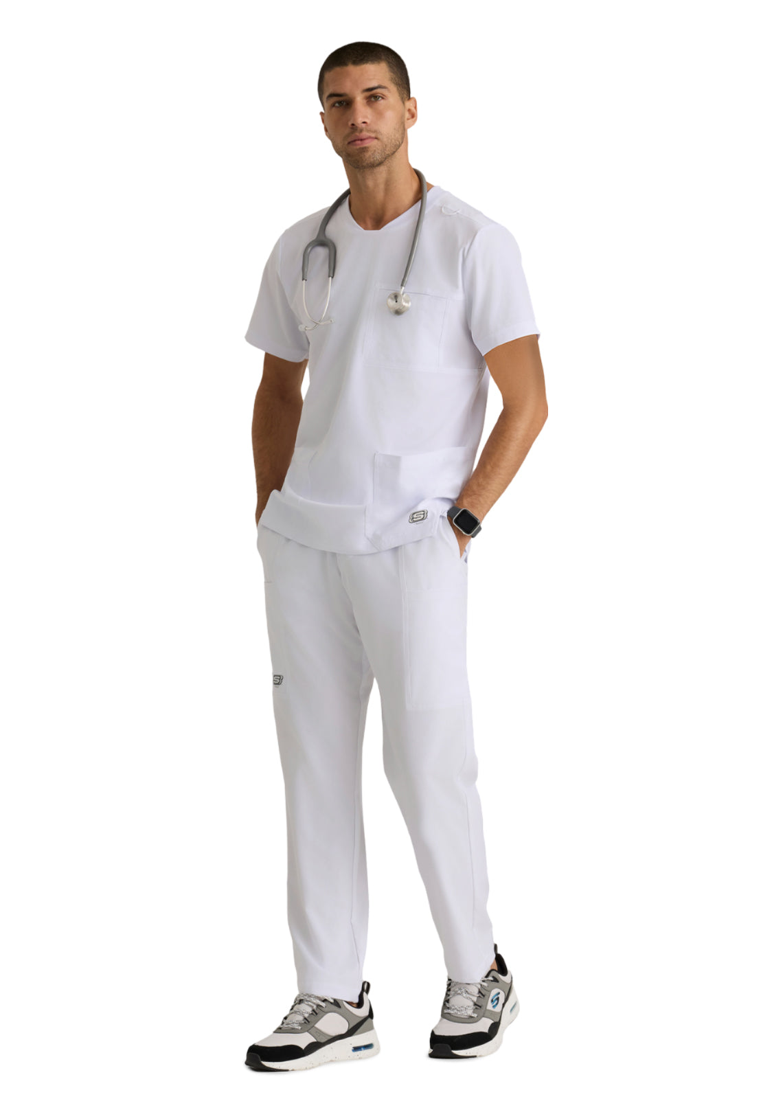 Five Pocket Drawcord Horizon Pant - SKP688 - White