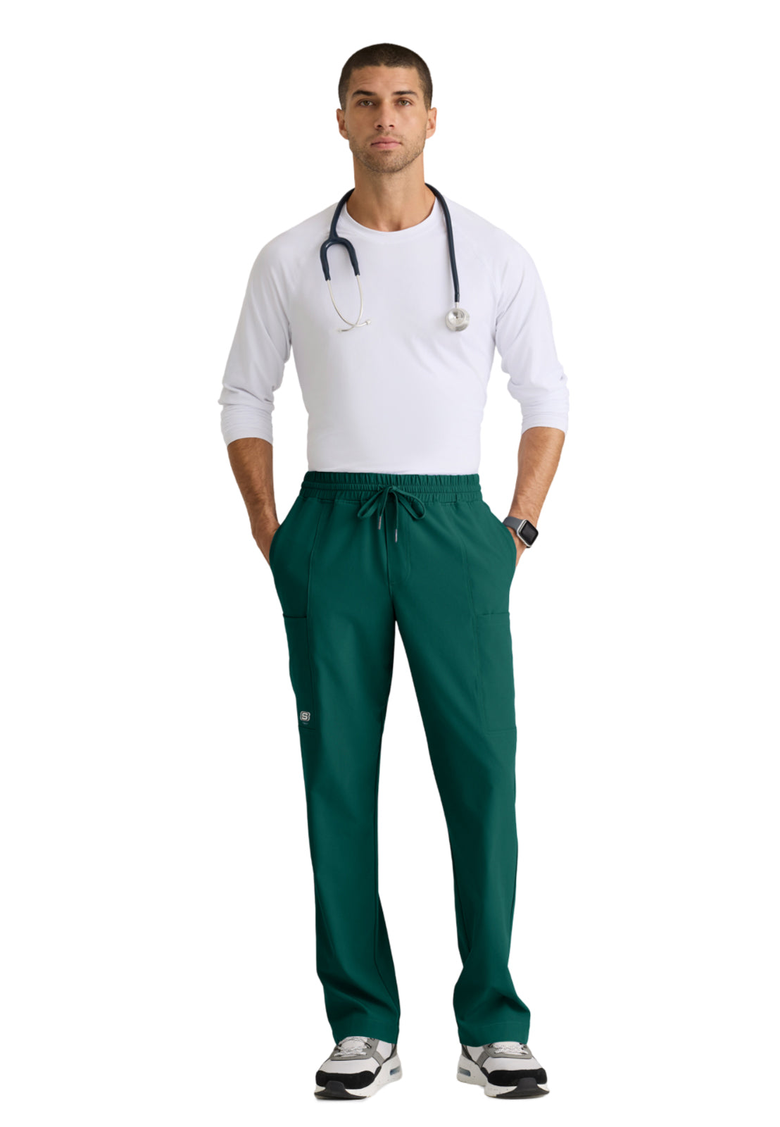 Five Pocket Drawcord Horizon Pant - SKP688 - Hunter Green