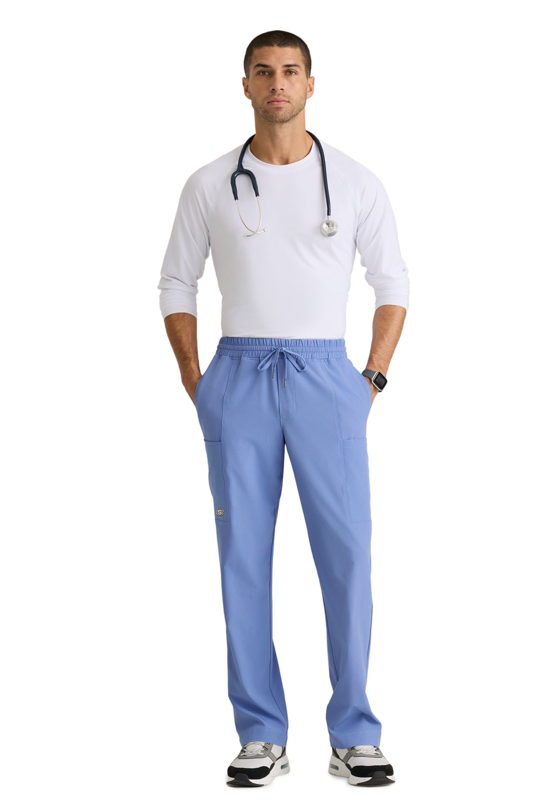 Five Pocket Drawcord Horizon Pant - SKP688 - Ciel Blue