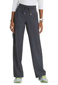 Women's Five-Pocket Wide Leg Scout Scrub Pant - SKP707 - Pewter
