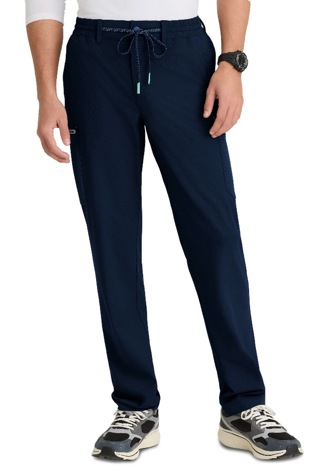 Men's Six-Pocket Straight Leg Terrain Scrub Pant - SKP708 - Navy