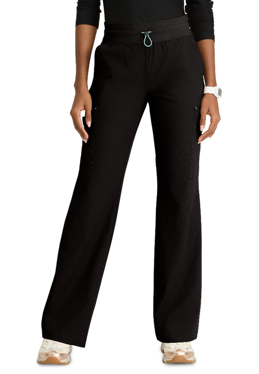Women's Five Pocket Explore Scrub Pant - SKP712 - Black