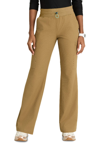Women's Five-Pocket Fit & Flare Explore Scrub Pant - SKP712 - Duffle