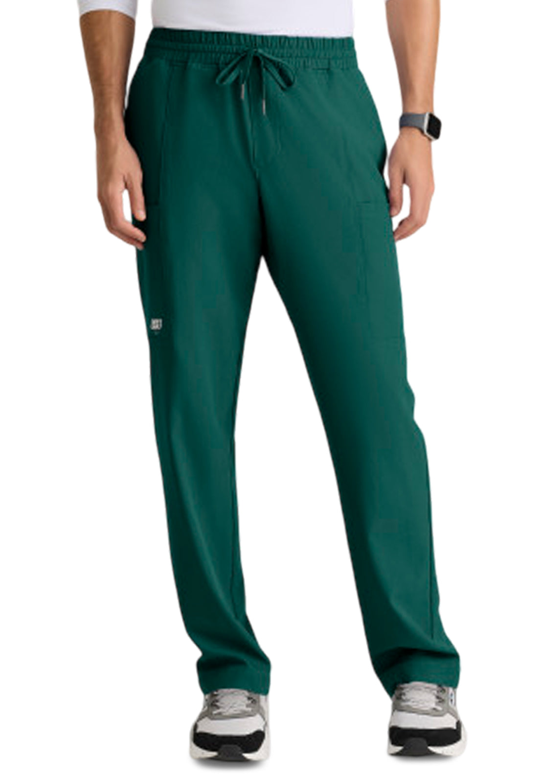 Men's Five Pocket Compass Classic Fit Scrub Pant - SKP718 - Hunter Green