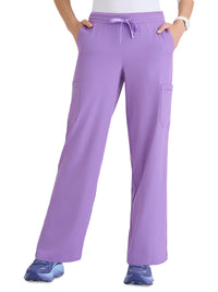 Women's Six Pocket Drawstring Honor Scrub Pant - SKP734 - Luxe Lavender