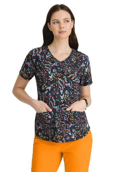 Women's Wrinkle Release Top - SKT021 - Animal Wonders