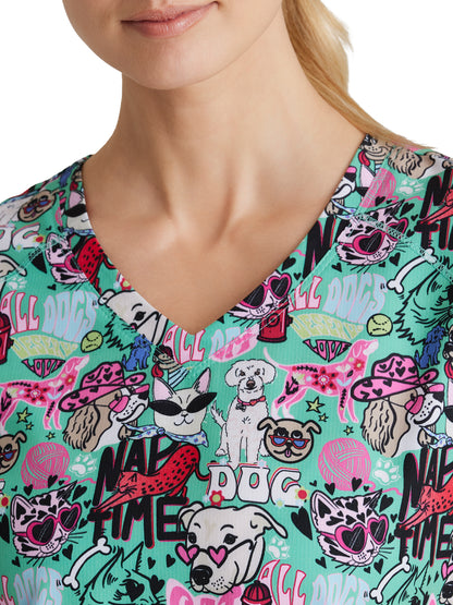 Women's Wrinkle Release Top - SKT021 - Pet Party