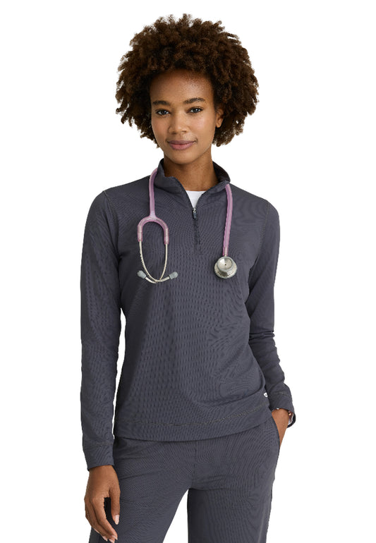 Women's Atlas Classic Fit Scrub Top - SKT274 - Pewter
