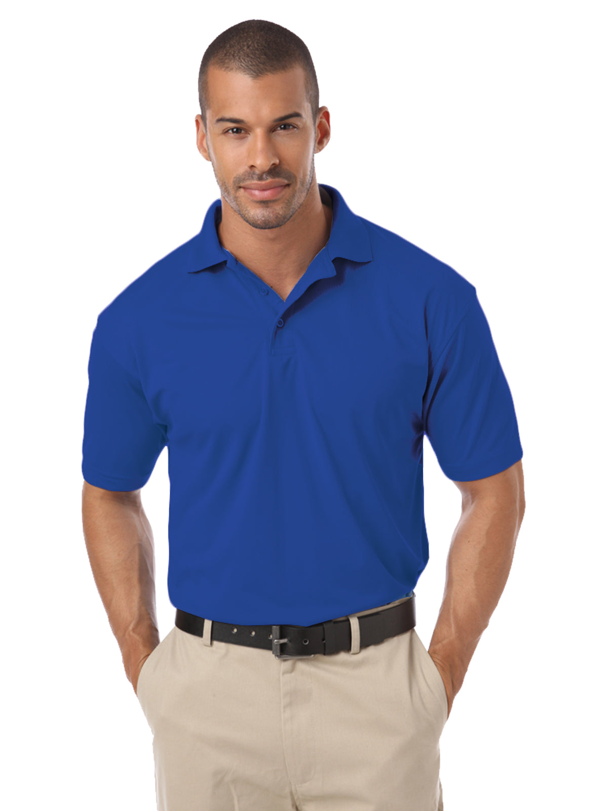 Men's Pocketless IL-50 Polo - BG1051 - Royal