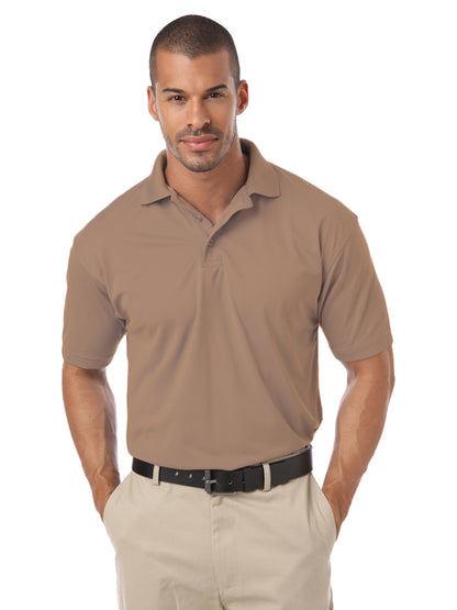 Men's Pocketless IL-50 Polo - BG1051 - Tan
